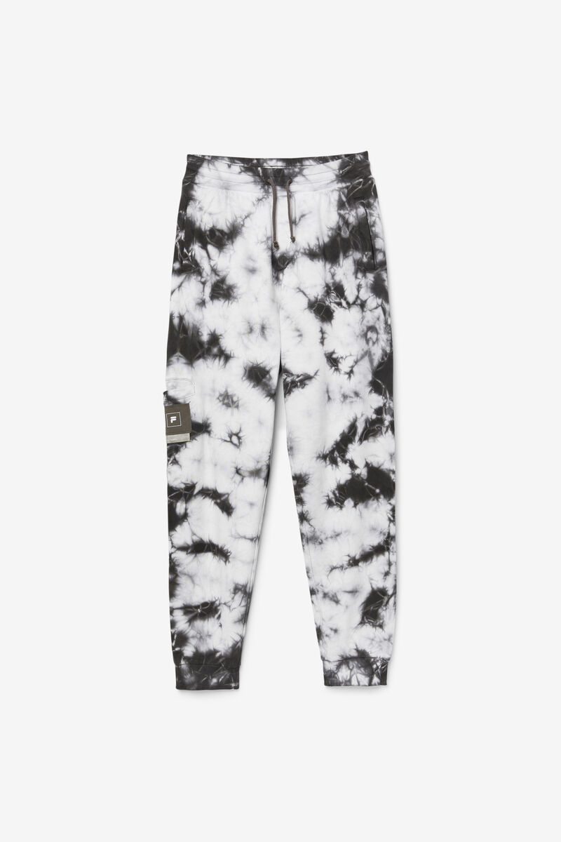 Men's Fila Arcform Plant Dyed Pant Pants Black / White | LJY5wjWExpA