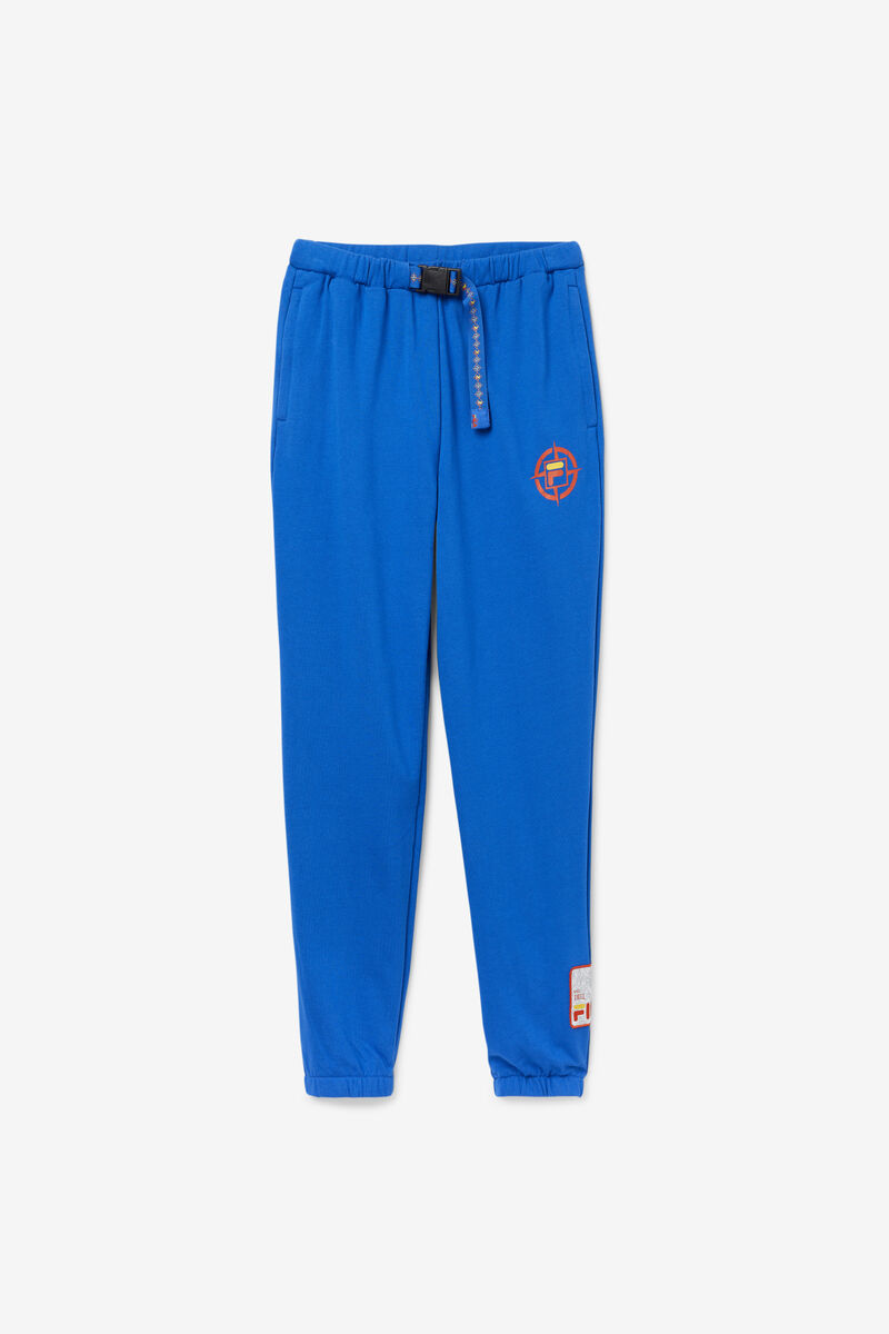 Men's Fila Basecamp Pant Pants Blue | 8iOZEIAP5HI