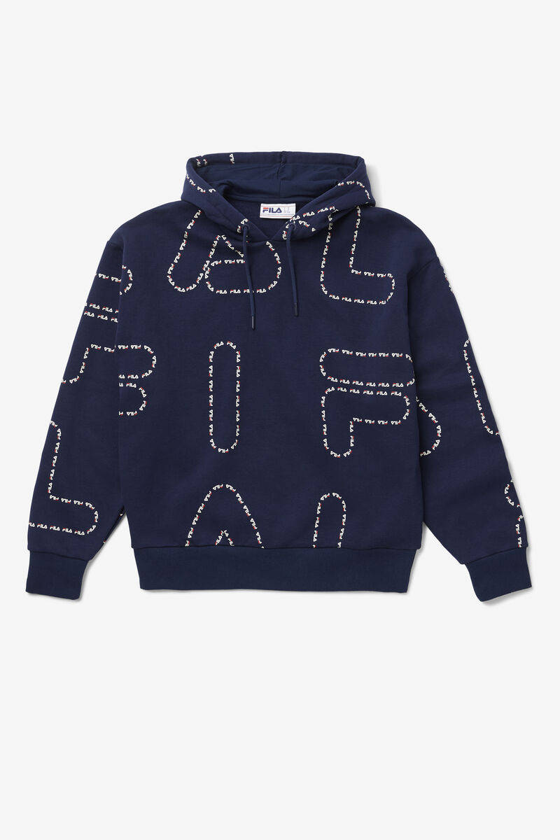 Men's Fila Bedford Hoodie Hoodies Navy / Navy | noPd1ZlBWRF