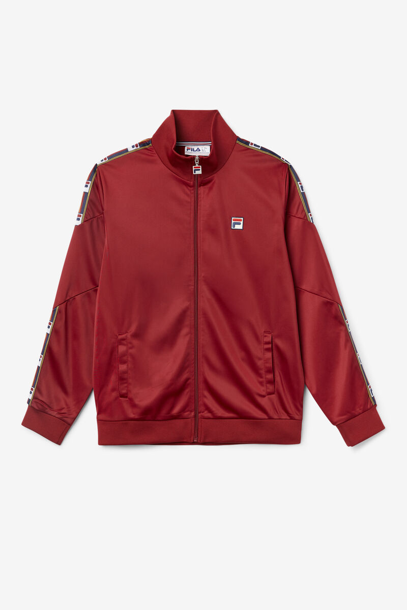 Men's Fila Carson Track Jacket Jackets Red | zNRktpe96cc