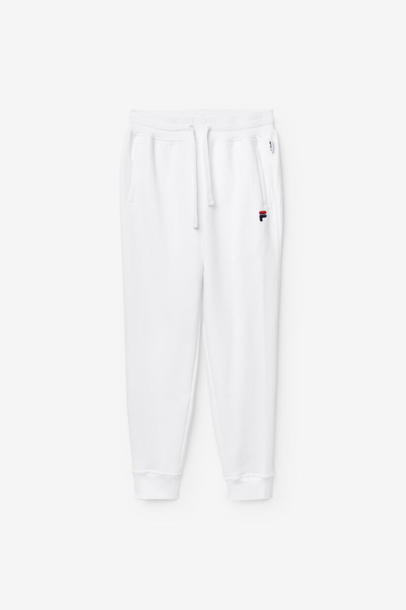 Men's Fila Chardon Jogger Pants White | nW3iP75xyB4