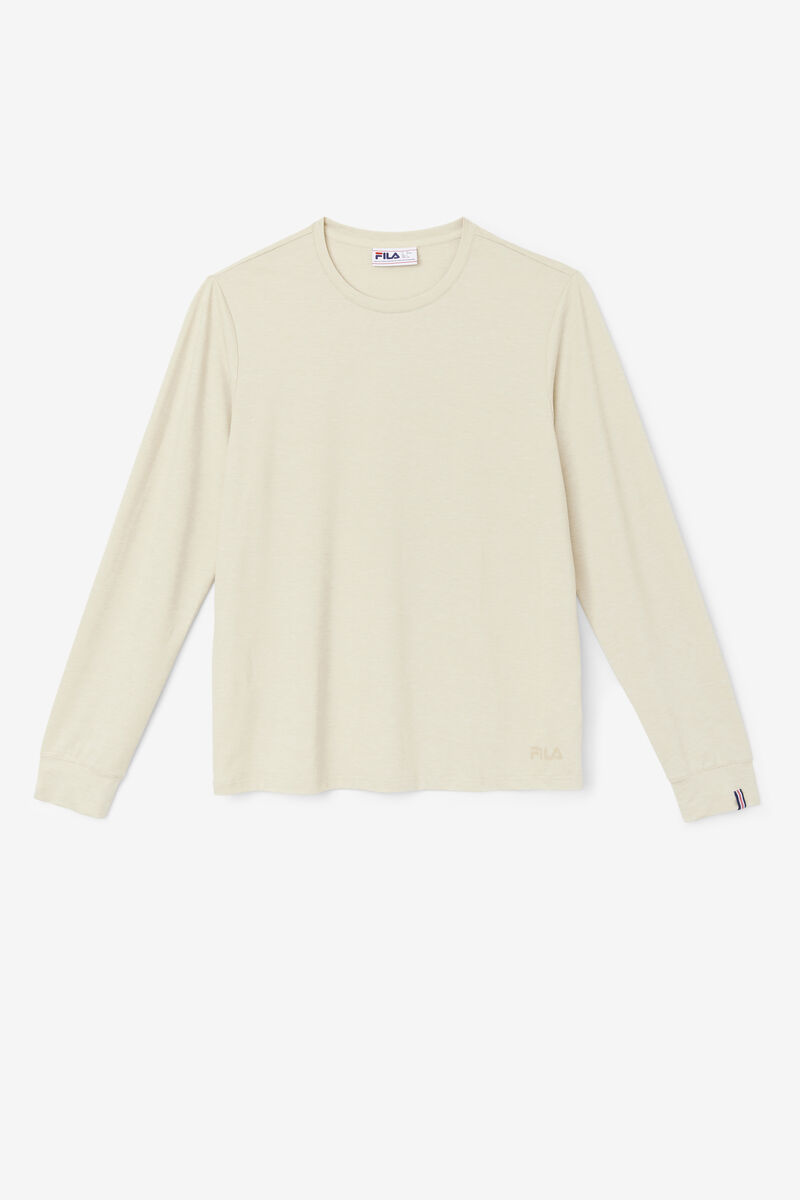 Men's Fila Commuter Long Sleeve T Shirts Light Yellow | FGLjApBTOgK