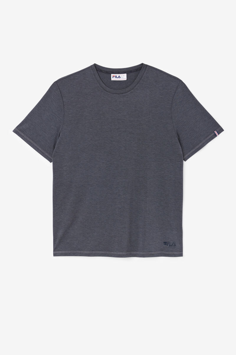 Men's Fila Commuter T Shirts Black | WCwUZ2F3SU9