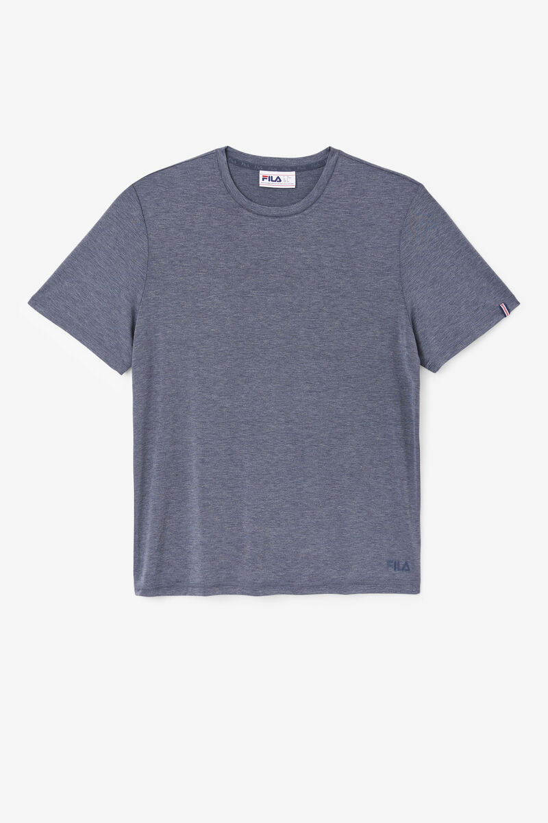 Men's Fila Commuter T Shirts Purple | pf6xZqw2Bp5