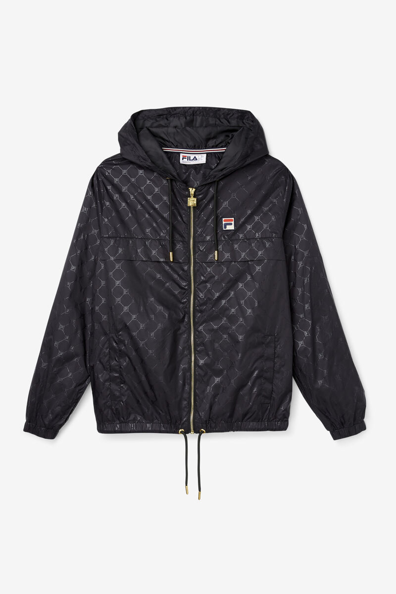 Men's Fila Copper Hood Jacket Jackets Black / Black | 7mh9RlskRqm