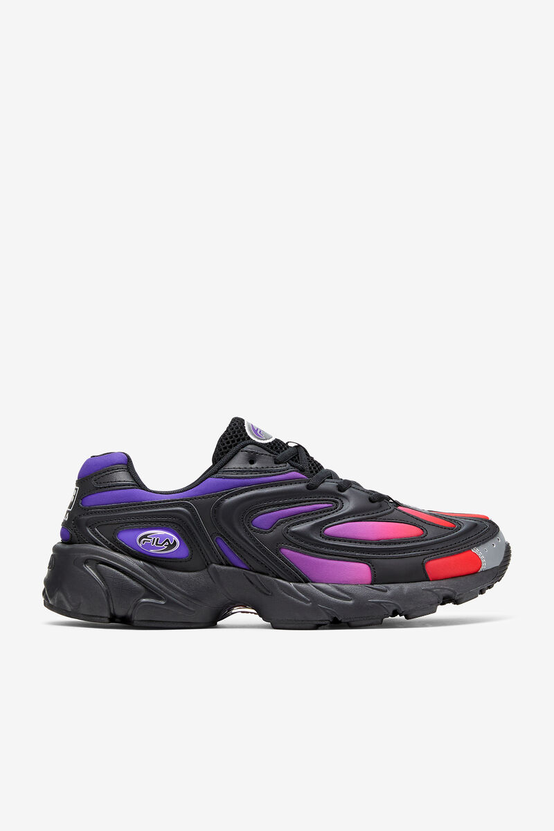 Men's Fila Creator Stargazing Chunky Dad Shoes | Fila Sneakers Black / Deep Blue / Purple | mmOZIOtc