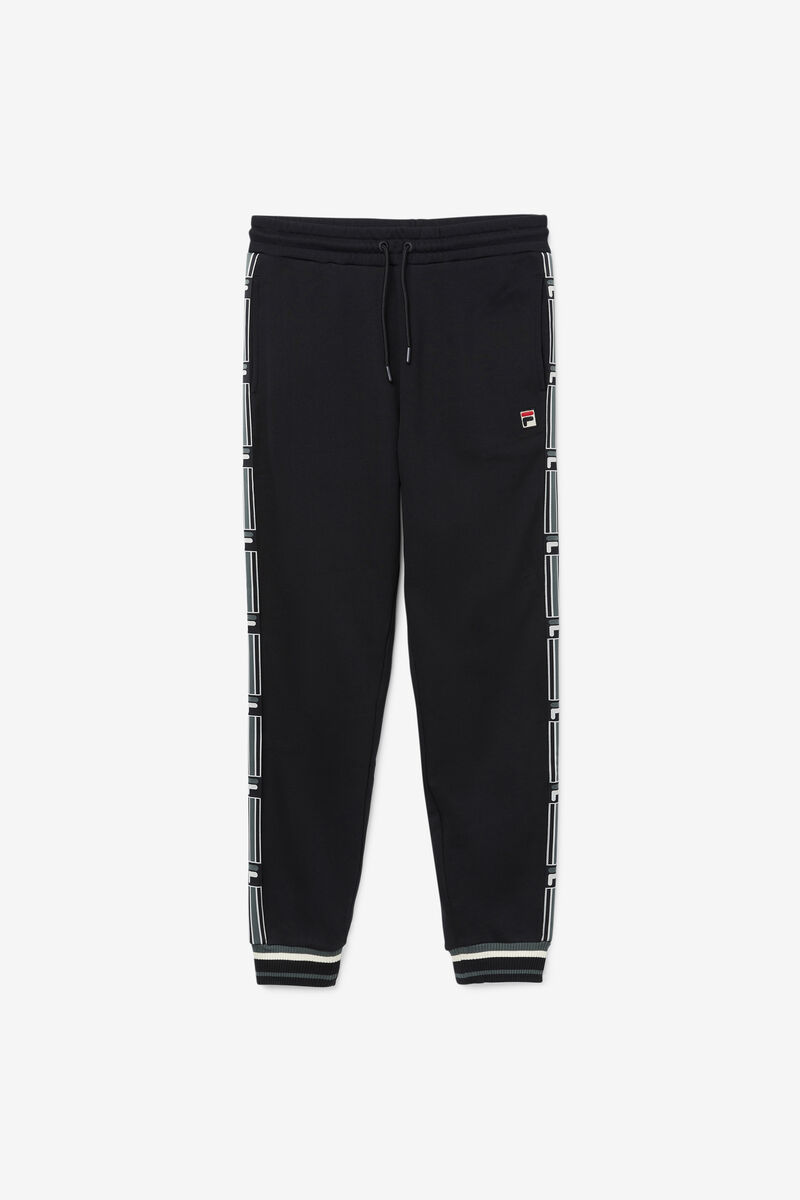 Men's Fila Danube Track Pants Pants Black | udO15D4RAtU