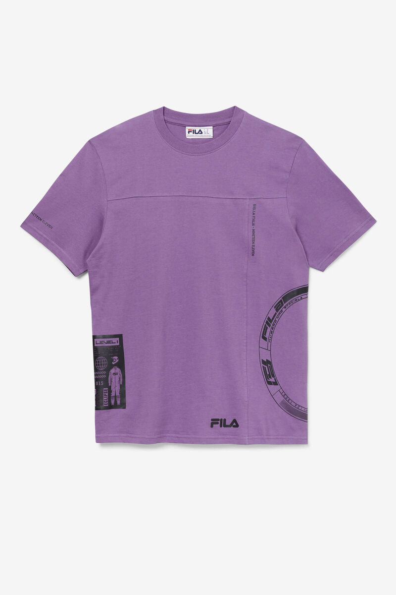 Men's Fila Deltalife Graphic T Shirts Purple | oe2xNNUwW3D