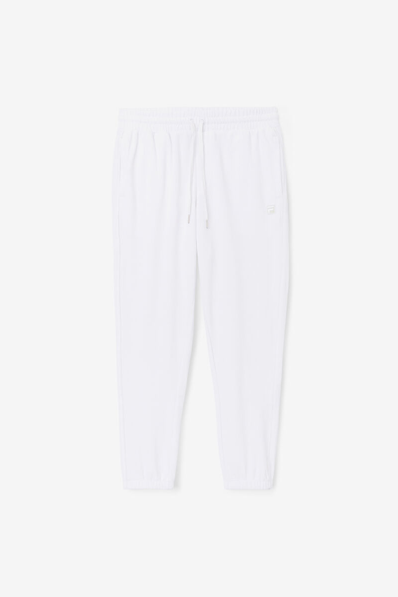 Men's Fila Deverall Velour Pant Tracksuits White | gbWr5H4ub1i
