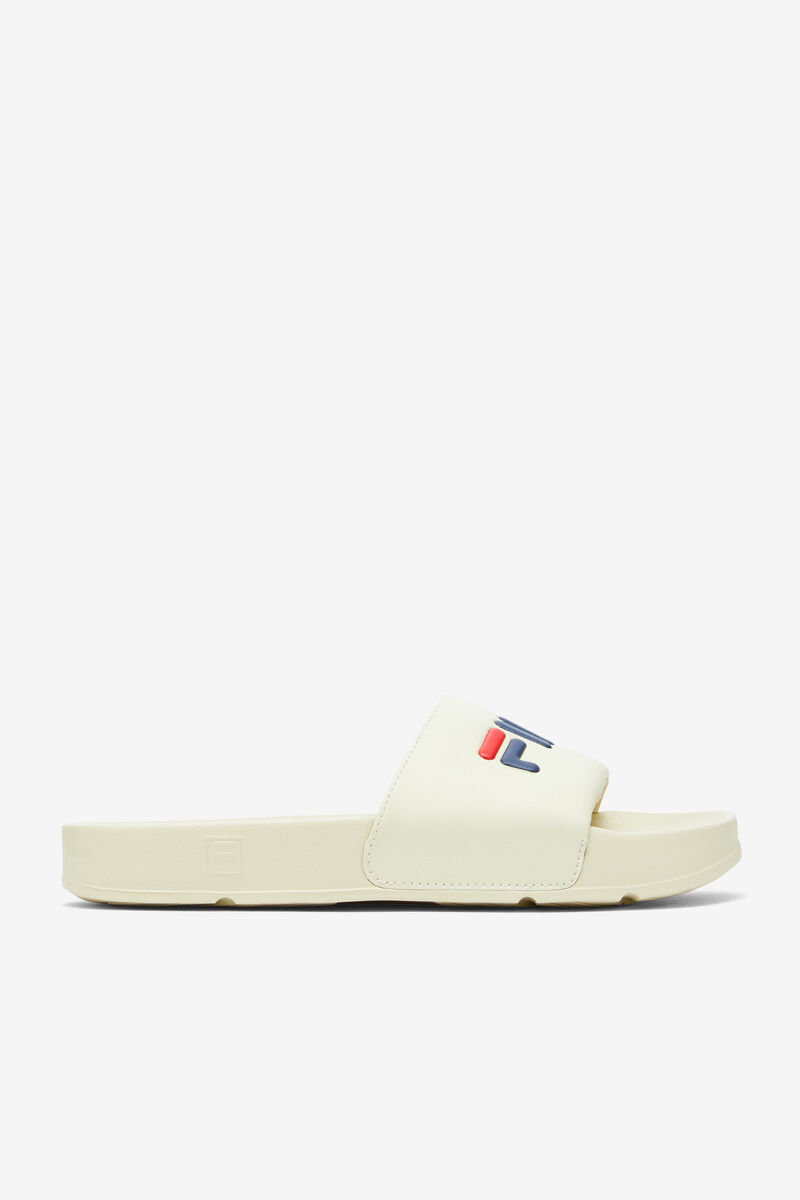 Men's Fila Drifter Sandals Cream / Navy / Red | InzhmiTNfIN