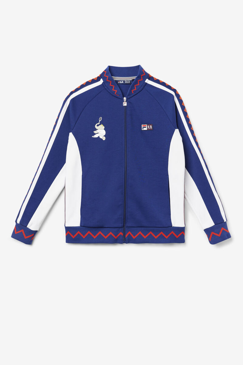 Men's Fila Fila X Rb Babar Iggy Jacket Tracksuits Blue / White | SKIDIa15I9Z