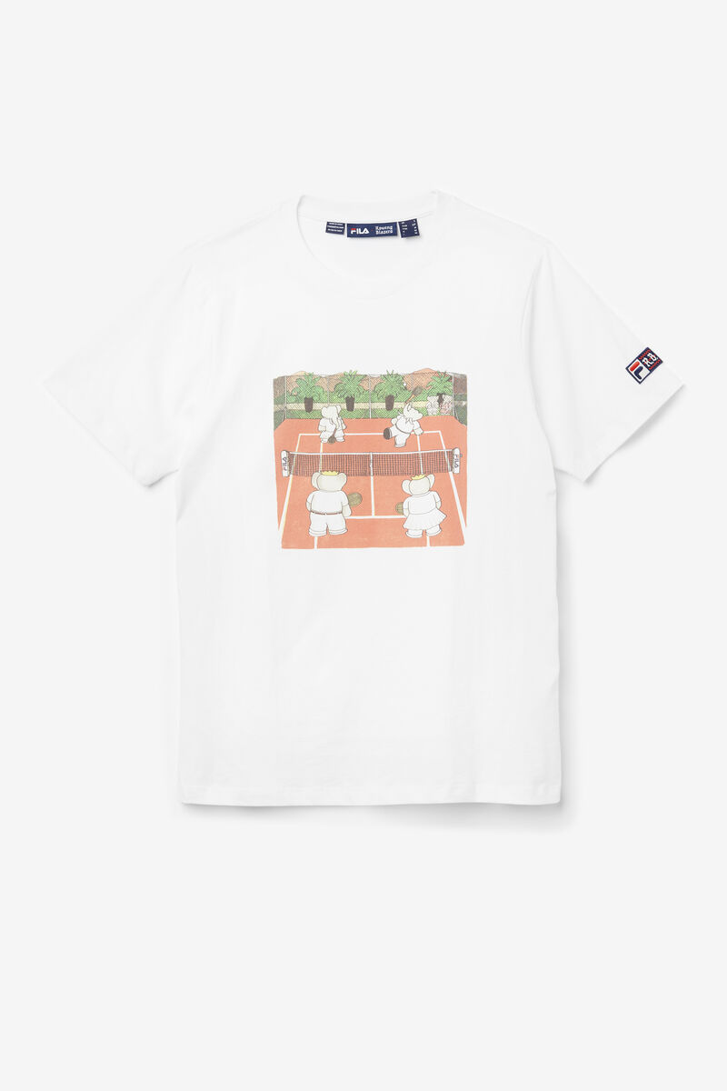 Men's Fila Fila X Rb Babar Kurtt T Shirts White | V3GQh5z3TSj