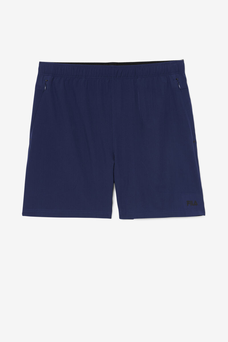 Men's Fila Finula Short Shorts Navy / Black | Dg6m1I6en4A