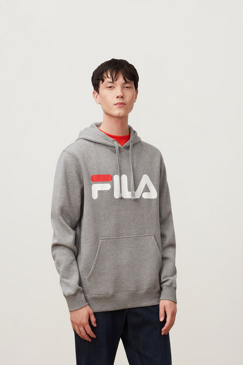 Men's Fila Flori Hoodie Hoodies Red | zyHVtTxZ5Sp