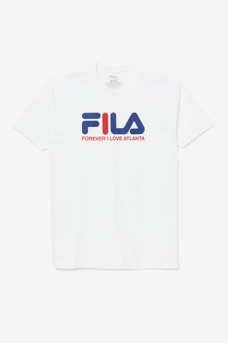 Men's Fila Forever I Love Atl T Shirts White | I6psgIb6q9E