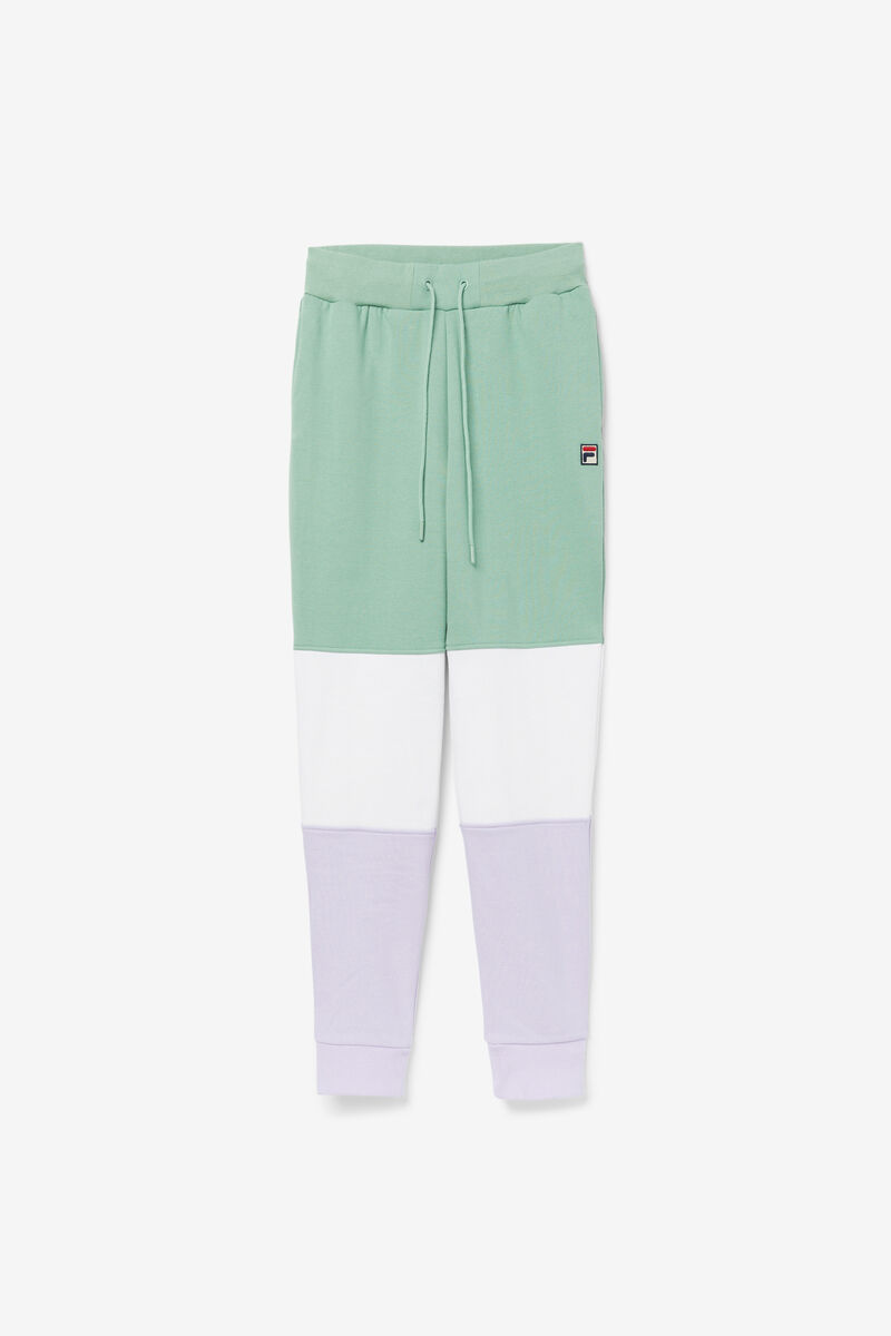 Men's Fila France Pant Pants White / Purple | WrzC7ZDvEmo