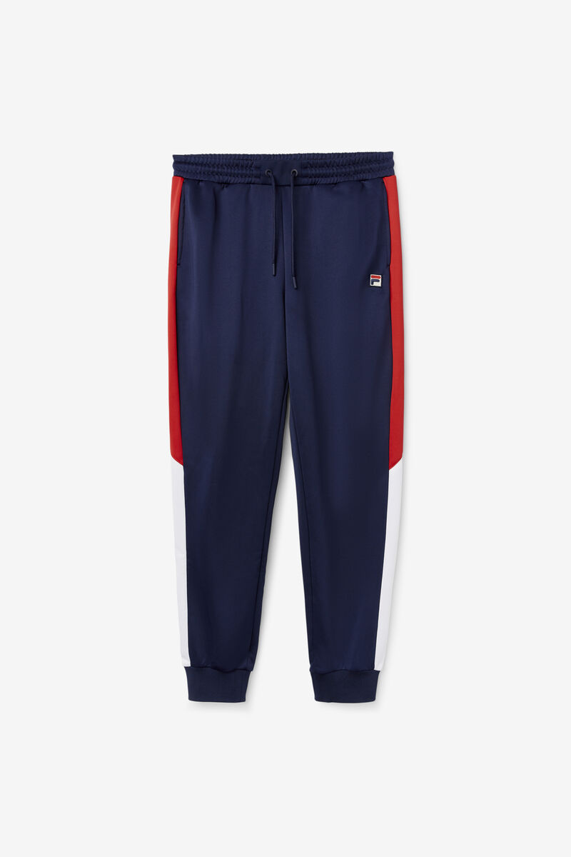 Men's Fila Grady Jogger Pants Navy / Red / White | pGOCRNTmZzH