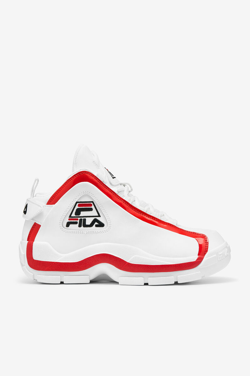 Men's Fila Grant Hill 2 Basketball Shoes White / Red / Black | Kue9ThWQACr