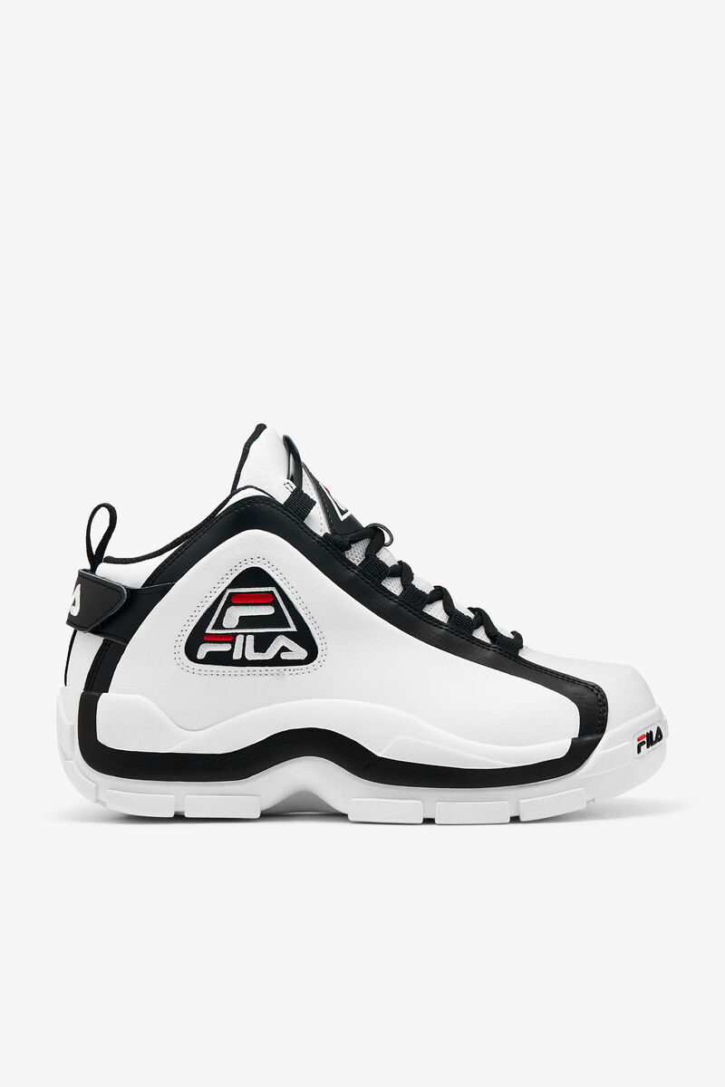 Men's Fila Grant Hill 2 Basketball Shoes White / Black / Red | Oo8tAvjMwNW