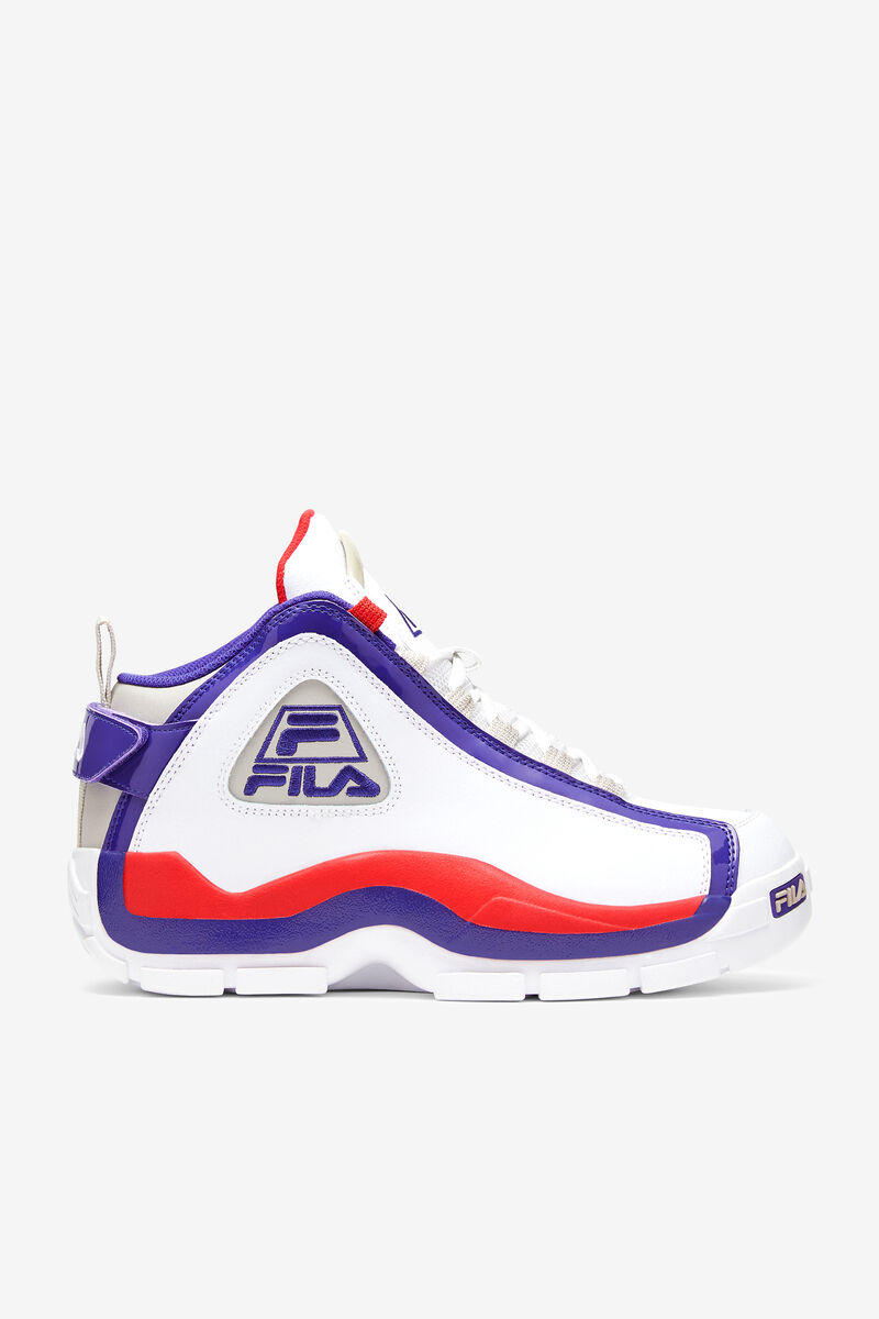 Men's Fila Grant Hill 2 Basketball Shoes White / Deep Blue | evSd2X4WmtN