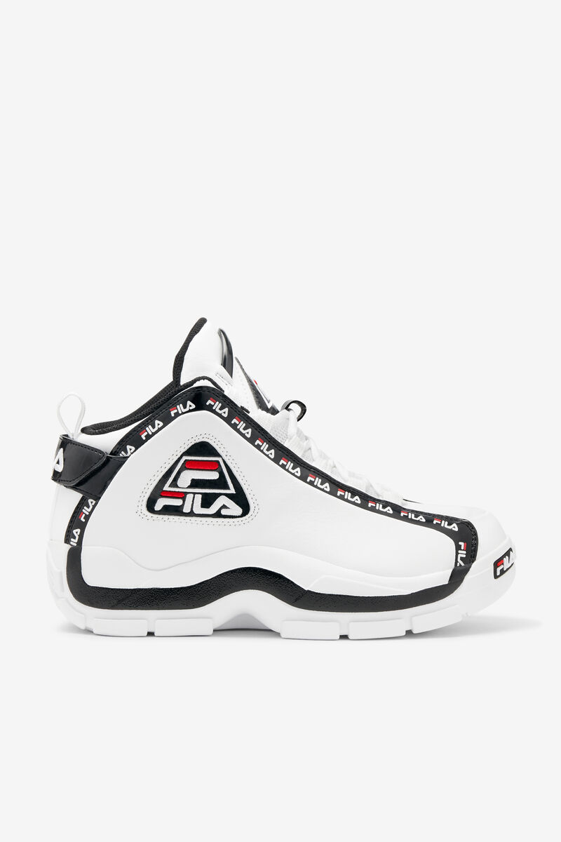 Men's Fila Grant Hill 2 Repeat Shoes Official | Fila Sneakers White / Black / Red | 1Mjw5fXZElR