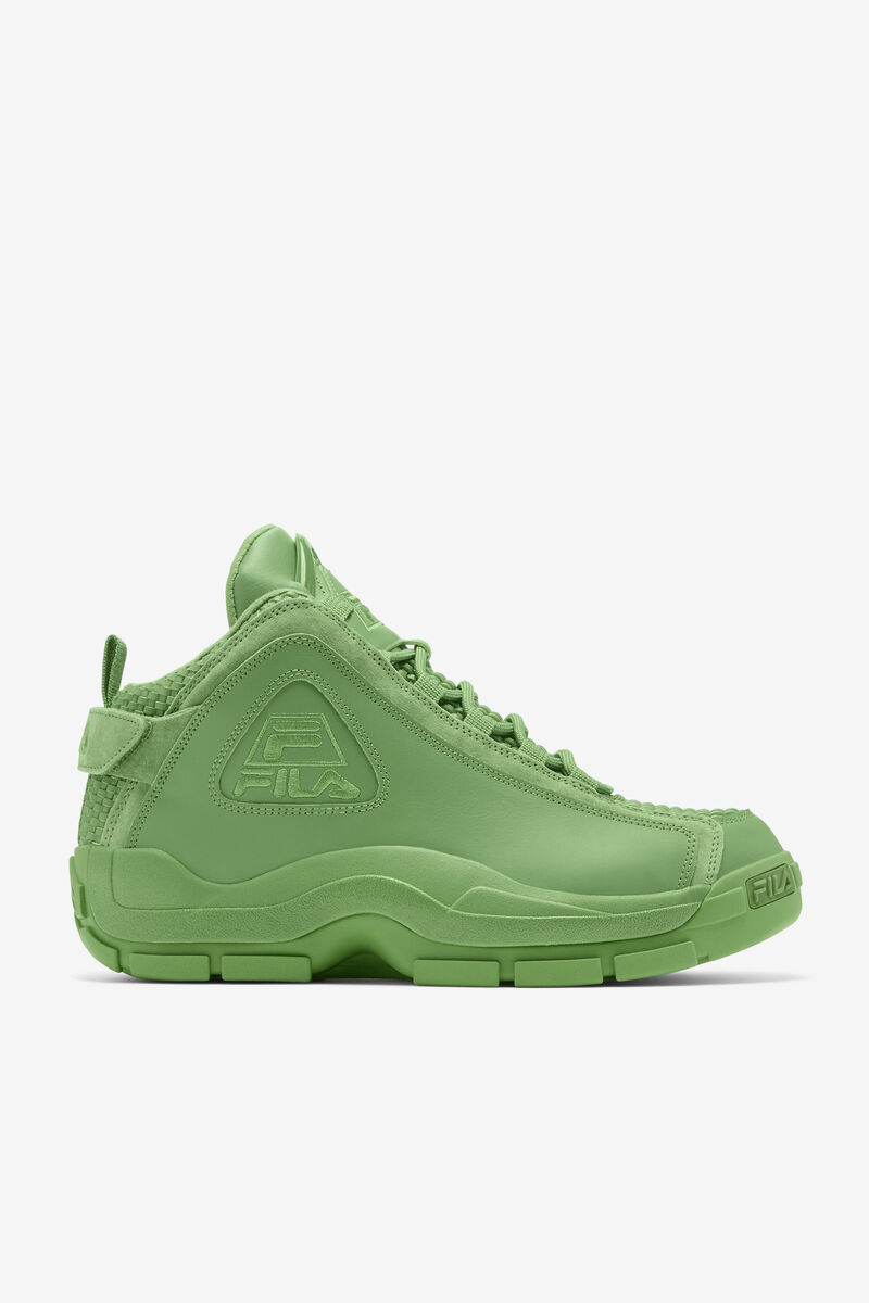 Men's Fila Grant Hill 2 Woven Basketball Shoes Green / Green / Green | DU9WaoPVSt2
