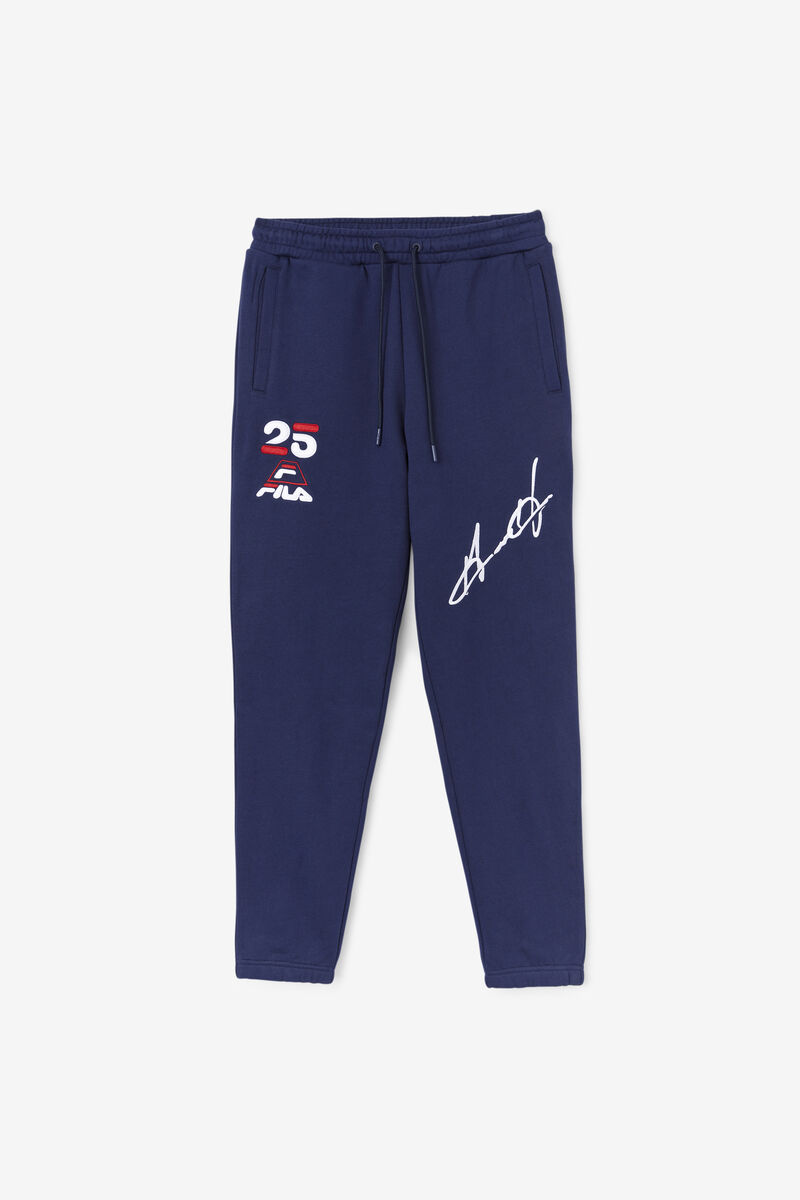 Men's Fila Grant Hill Orson Pant Pants Navy | TDjYUQpXOTD