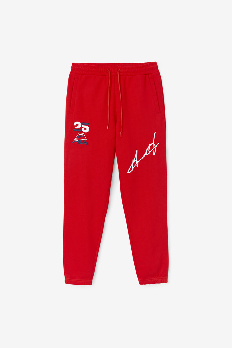 Men's Fila Grant Hill Orson Pant Pants Red | NmgJxUTBx7m