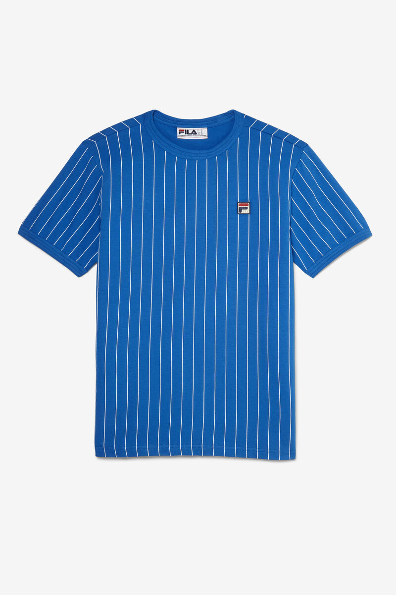 Men's Fila Guillo T Shirts Blue / White | JIrtPTgko5e