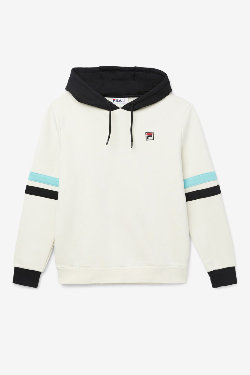 Men's Fila Hurley Hoodie Hoodies Black / Blue Turquoise | B4bOnhdr3p7