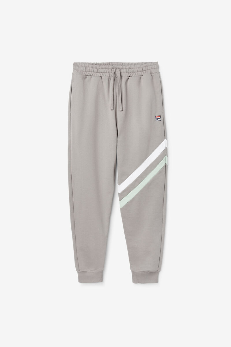 Men's Fila Indie Jogger Pants White | HbcKVVj5jCA