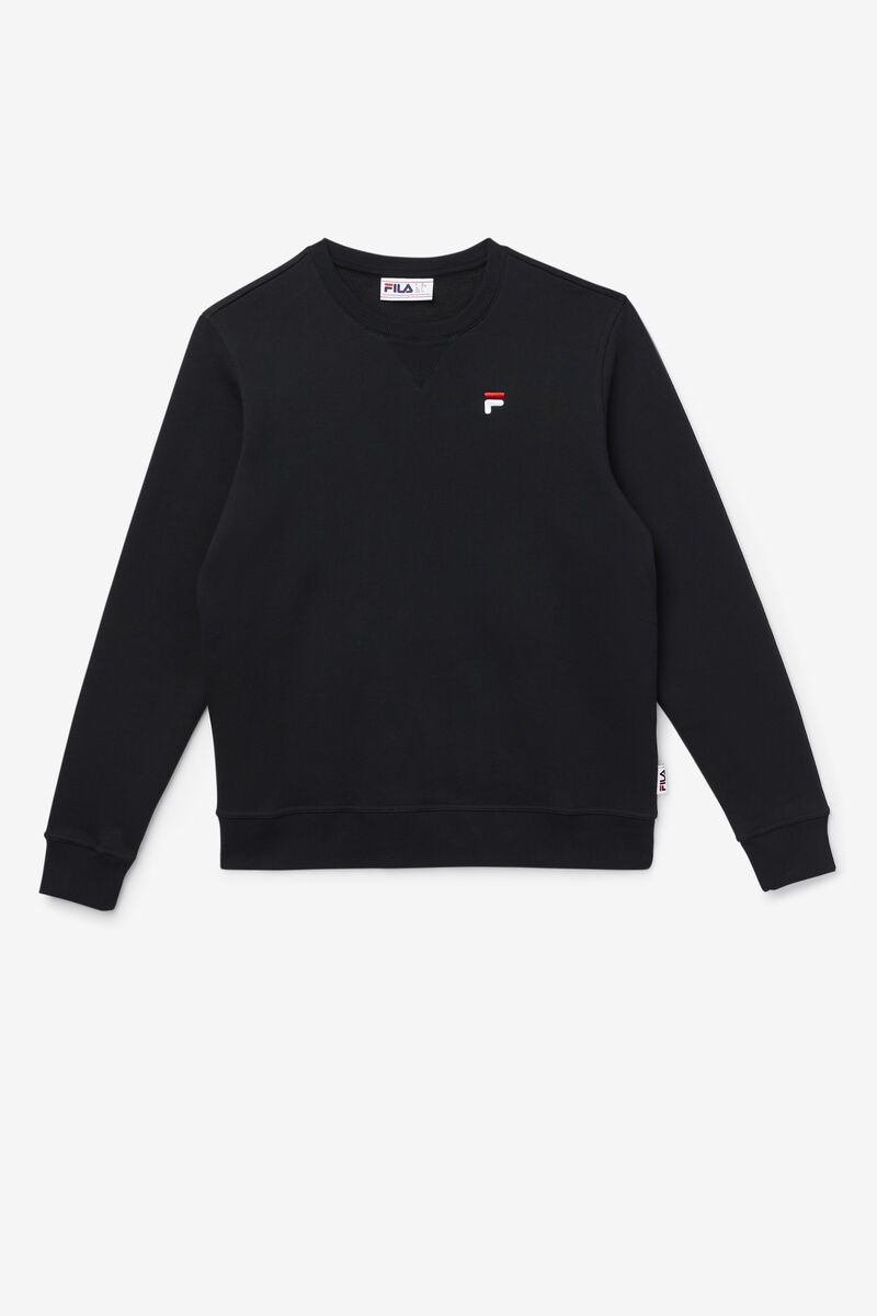 Men's Fila Kieve Sweatshirt Sweatshirts Black | QkC2EBDjUln