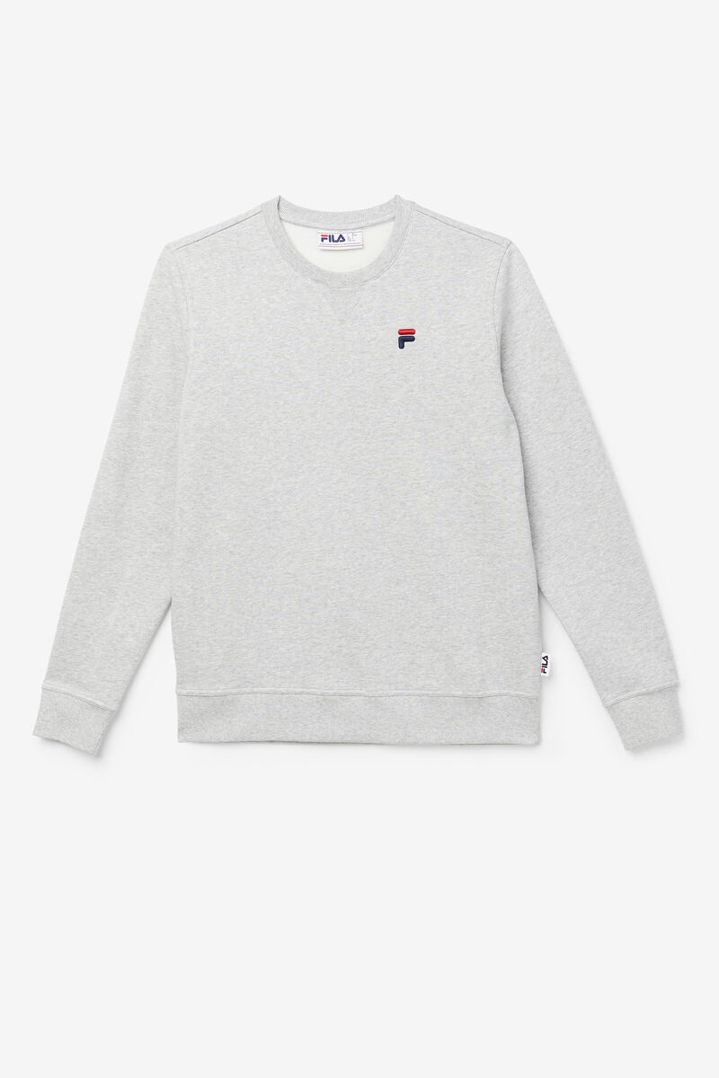 Men's Fila Kieve Sweatshirt Sweatshirts Light Grey | QsnNhcundzA