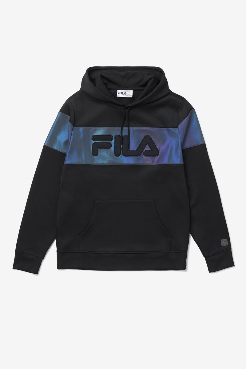 Men's Fila Lando Hoodie Hoodies Black | PBIa7VBSV6O