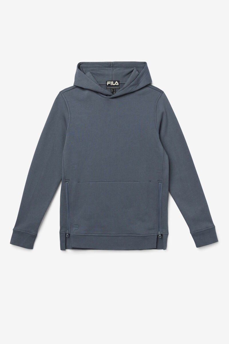 Men's Fila Maddox Pullover Hoodie Hoodies Dark Grey | Ie8lknw99HR