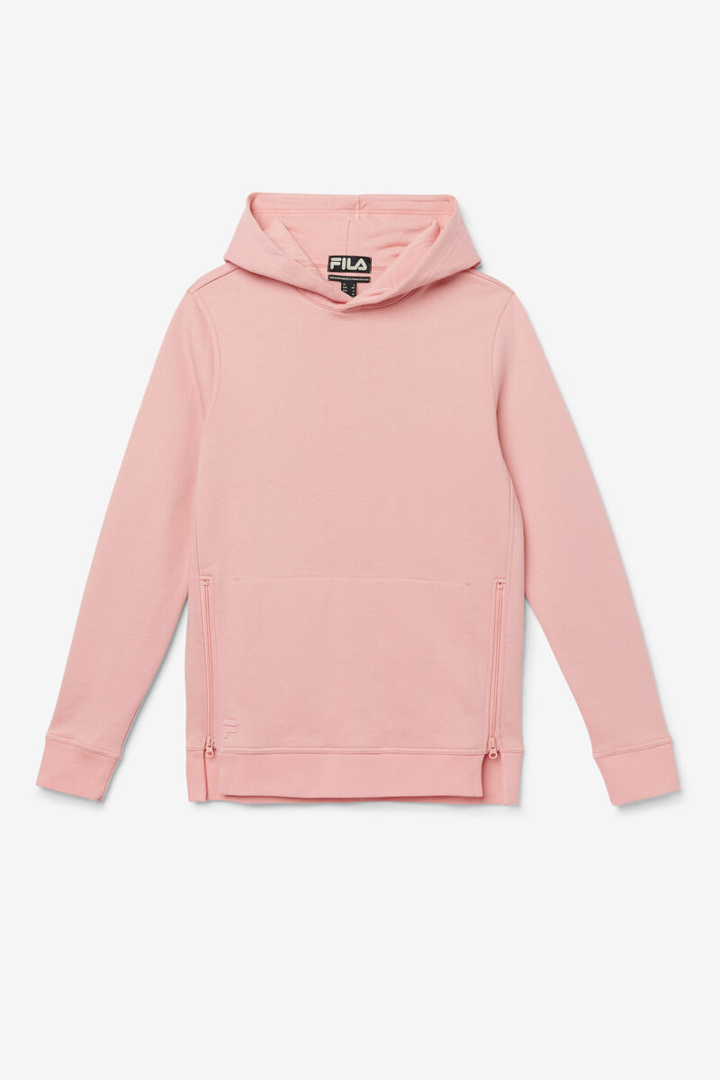 Men's Fila Maddox Pullover Hoodie Hoodies Pink | QS7jbPCzEkH