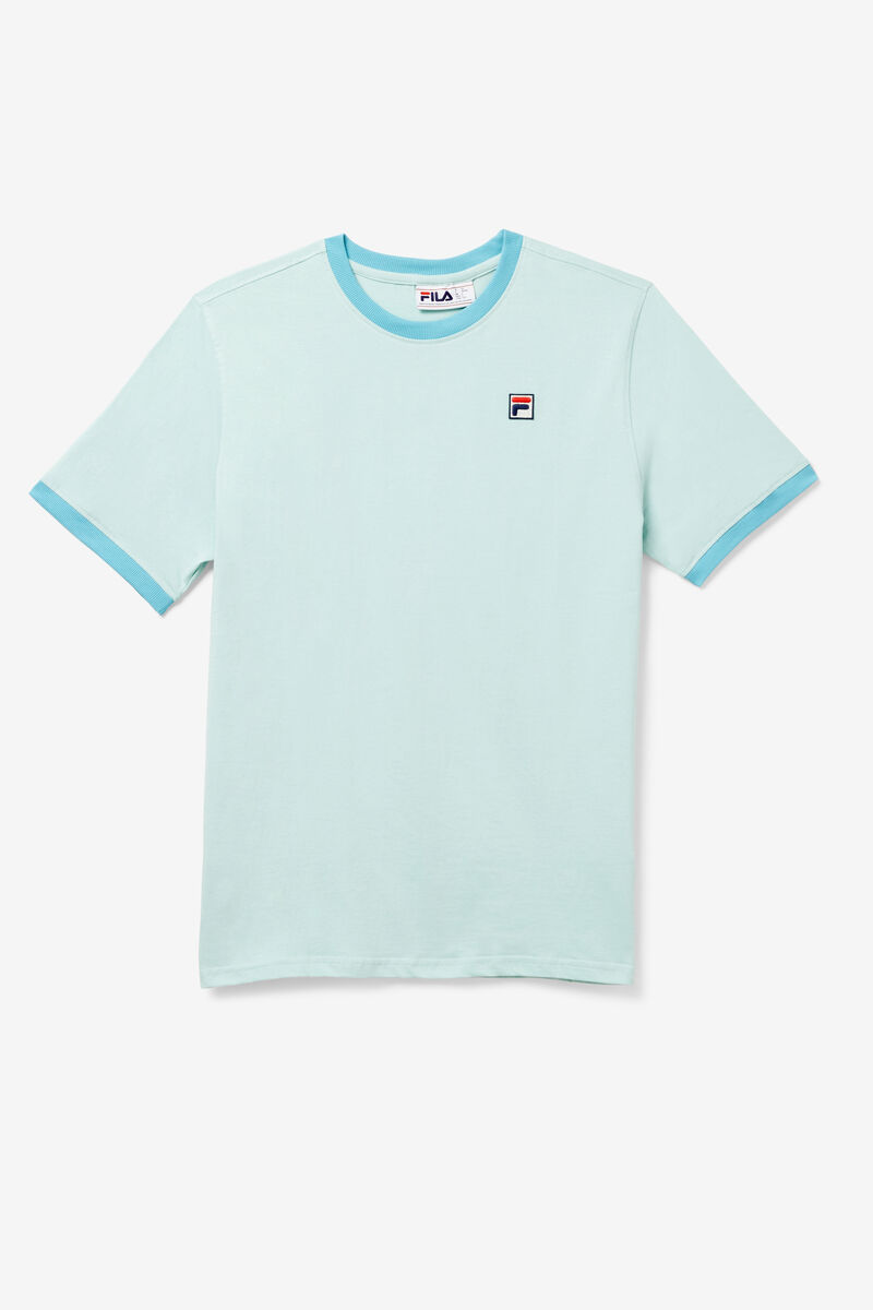 Men's Fila Marconi Ringer T Shirts Blue | hKFQ3UkYh7O
