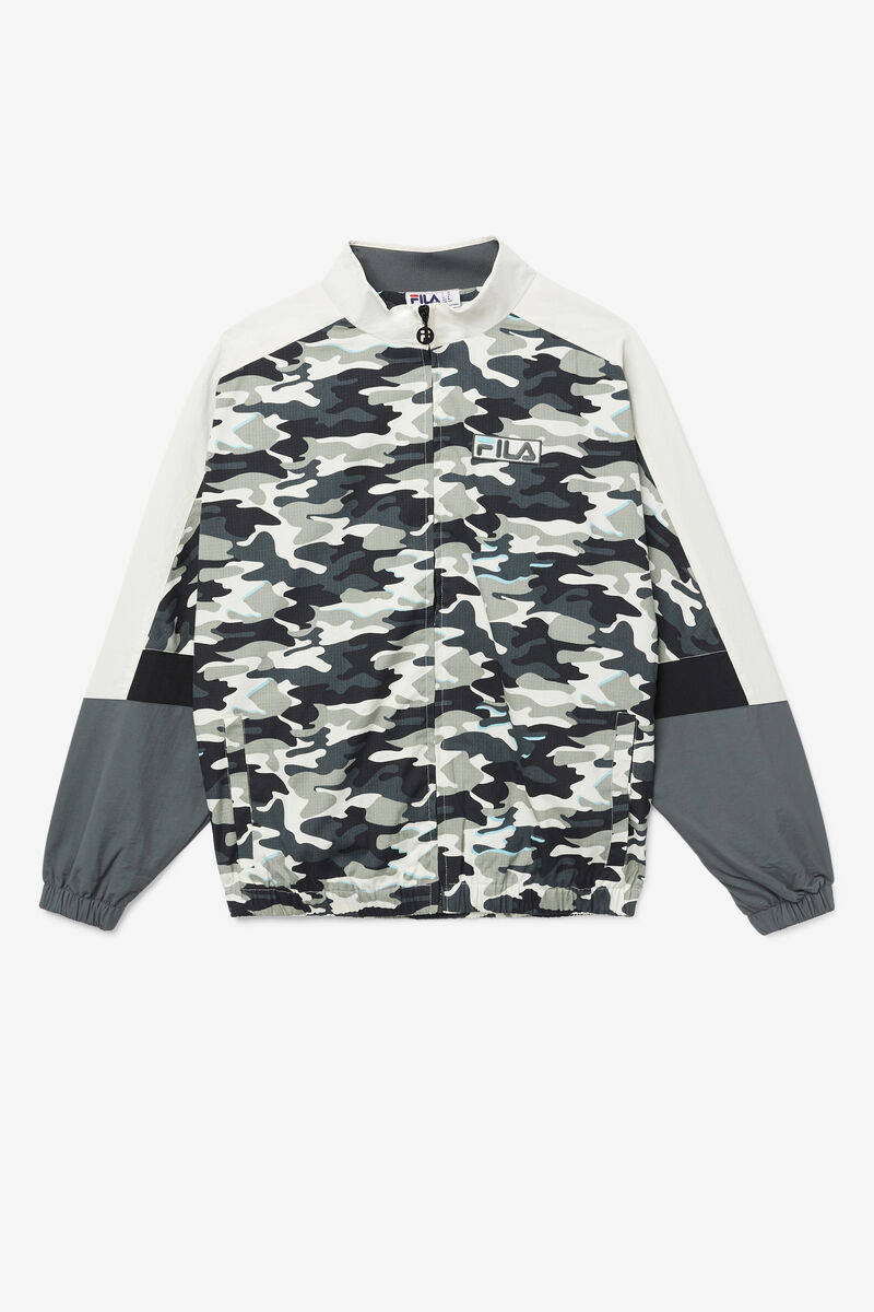 Men's Fila Marshall Wind Jacket Tracksuits Black | 7MLAWDTbWsV