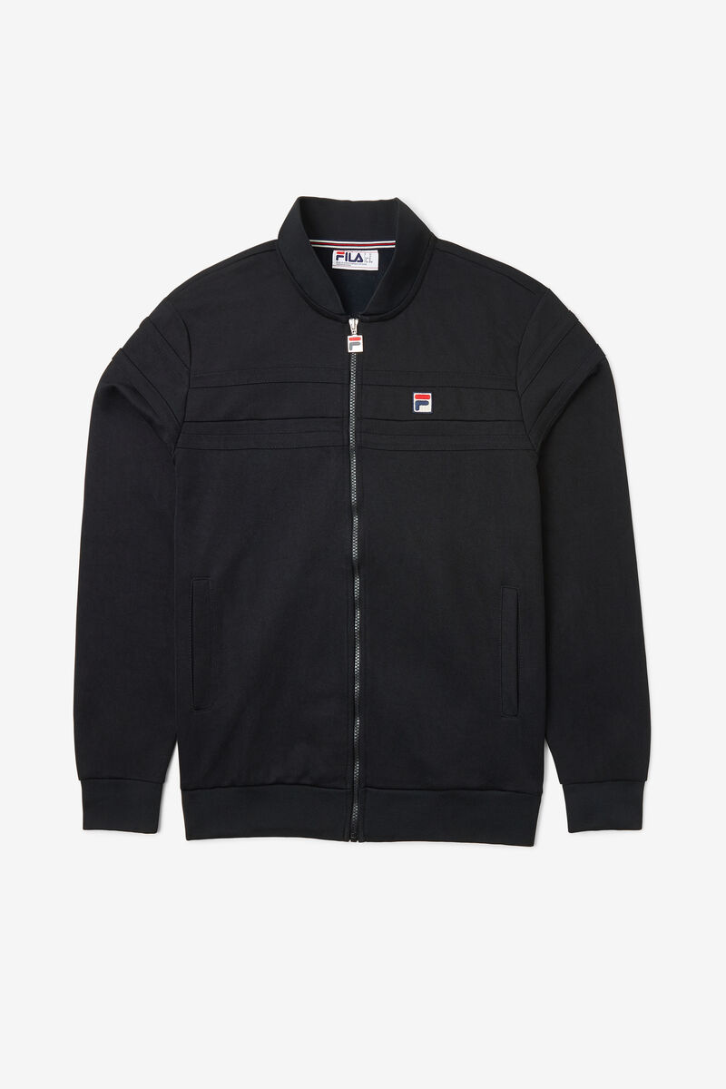 Men's Fila Naso Jacket Tracksuits Black | MYx4P8qGl84