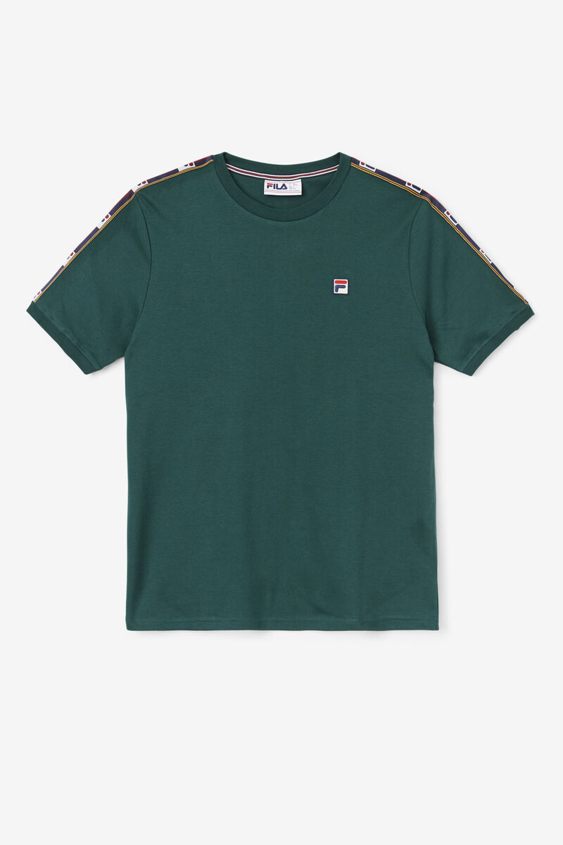 Men's Fila Oliver T Shirts Green | 7qzwxsnAYfh