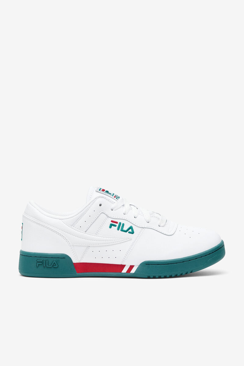 Men's Fila Original Fitness Op - Sneakers & Lifestyle | Fila Sneakers White / Red | 23NL3t5mERE