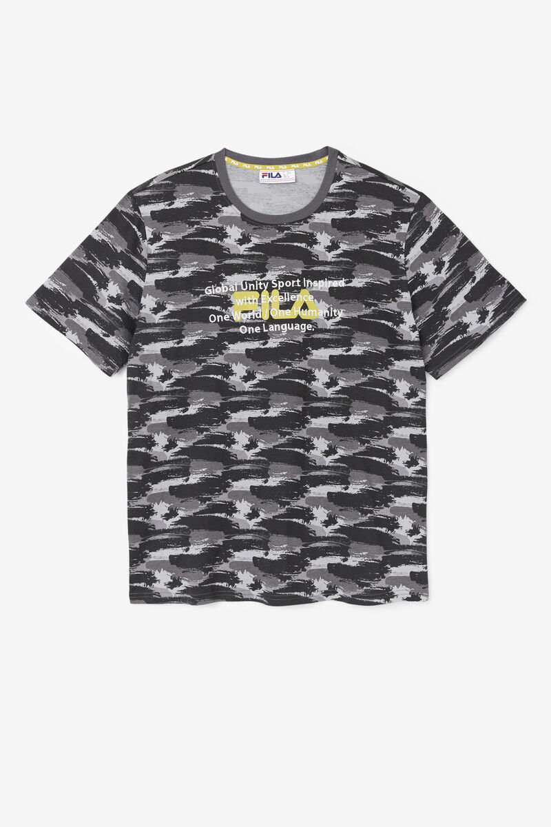 Men's Fila Pepacton T Shirts Camo | yYJSJepQNHu
