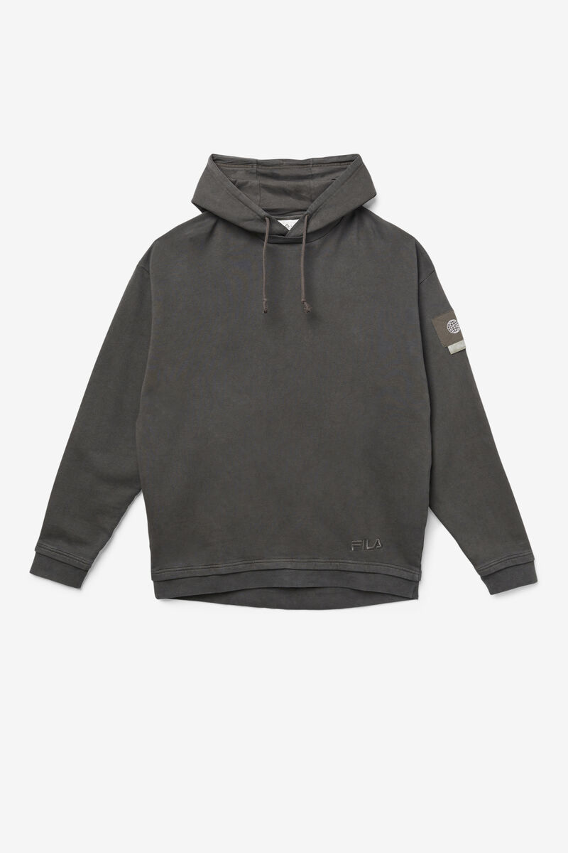Men's Fila Plantsy Layered Hoodie Hoodies Dark Grey | yn9ljAvZmGx