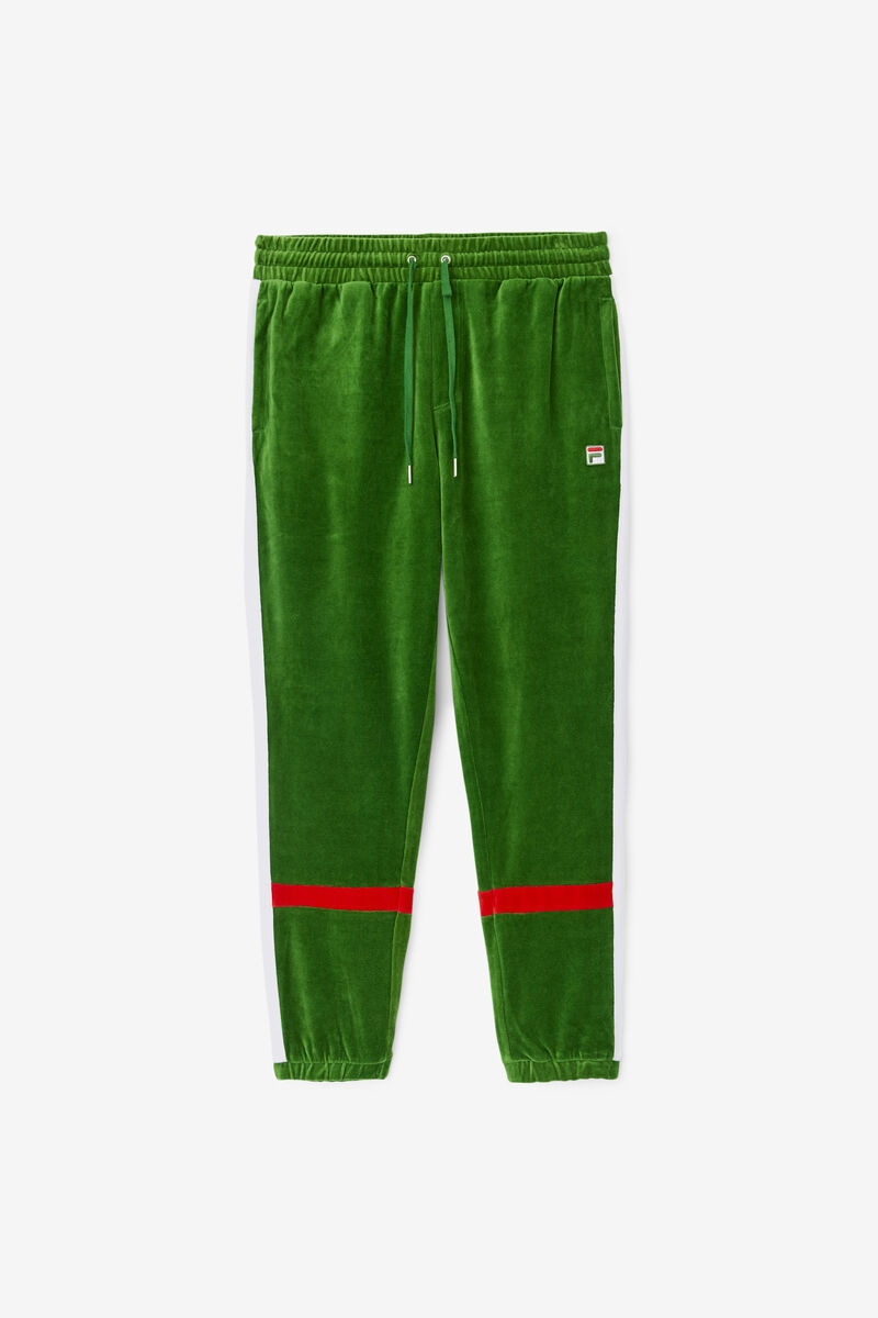 Men's Fila Ravid Velour Pant Tracksuits White / Red | T2LPTpxxbyd