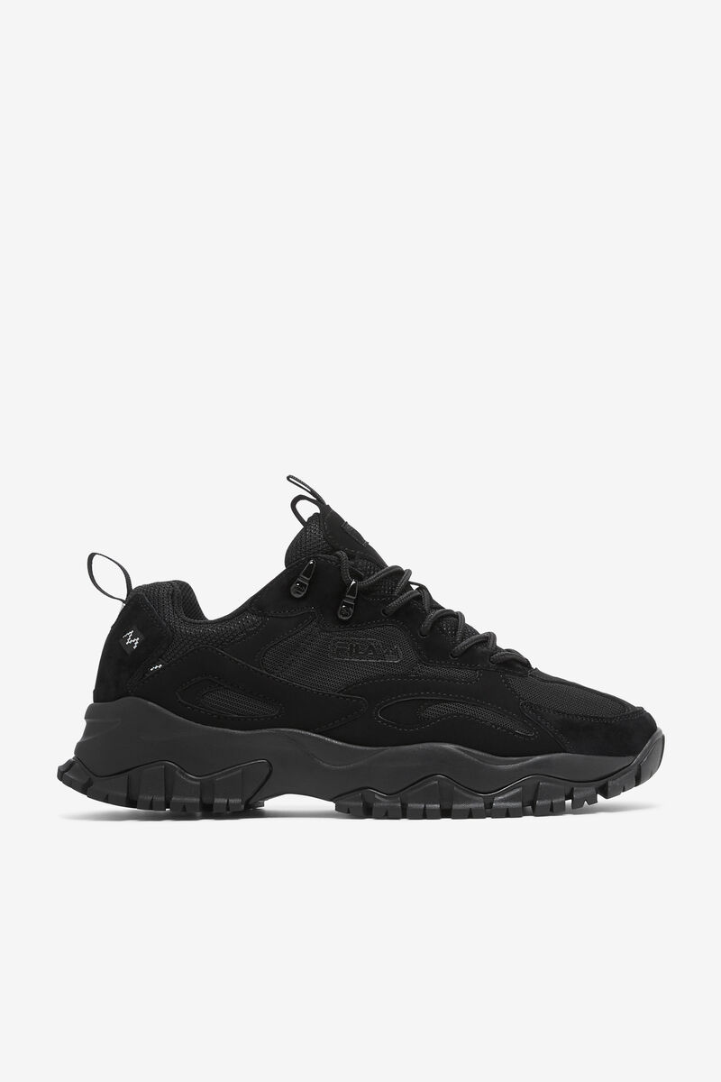 Men's Fila Ray Tracer Tr 2 Chunky Sneakers | Fila Sneakers Black / Black / Metal Silver | xDveqW67Bq