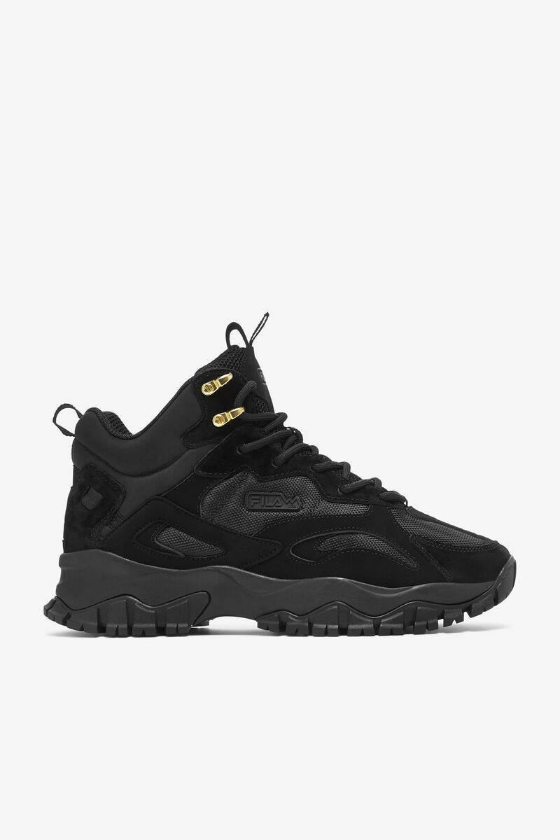 Men's Fila Ray Tracer Tr 2 Mid Fashion Boots | Fila Sneakers Black / Black / Black | JRCfogbC5TM