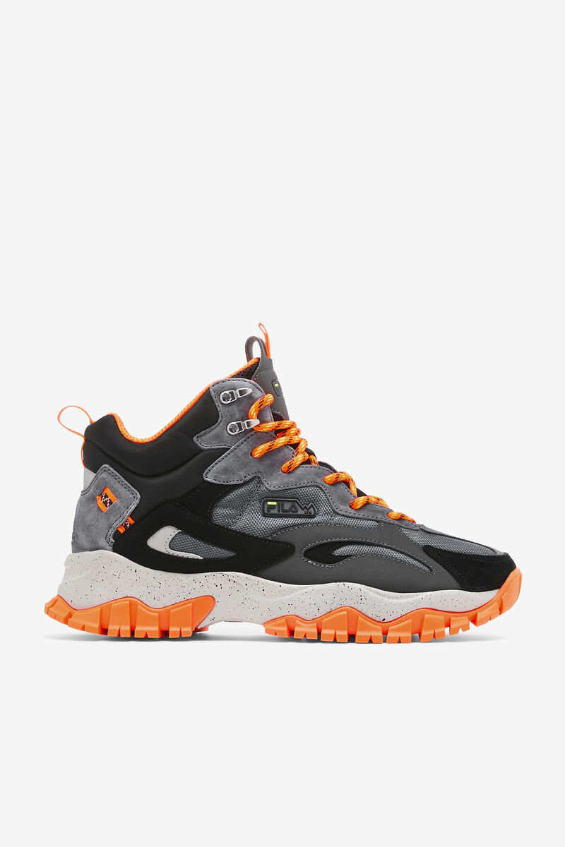 Men's Fila Ray Tracer Tr 2 Mid Fashion Boots | Fila Sneakers Black / Orange | zlQZdY7no7d