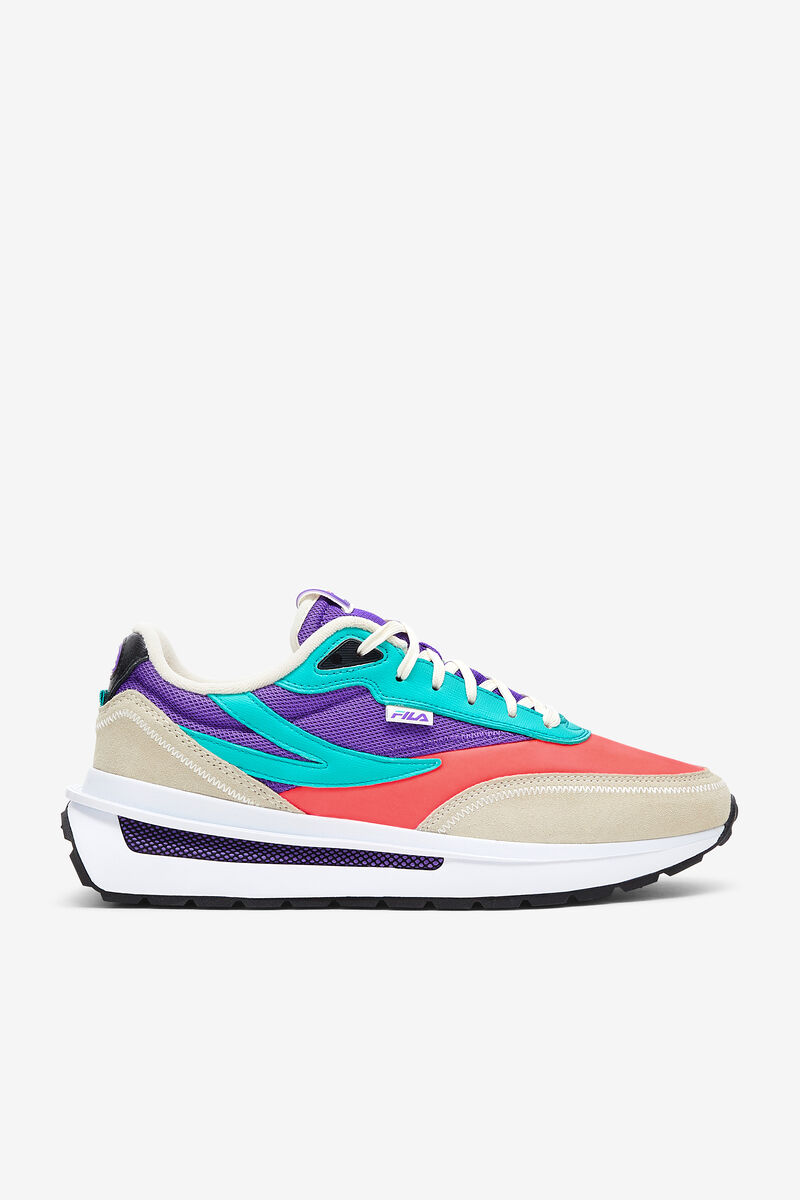 Men's Fila Renno - Sneakers & Lifestyle | Fila Sneakers Coral / Purple | QlqzJmyukem