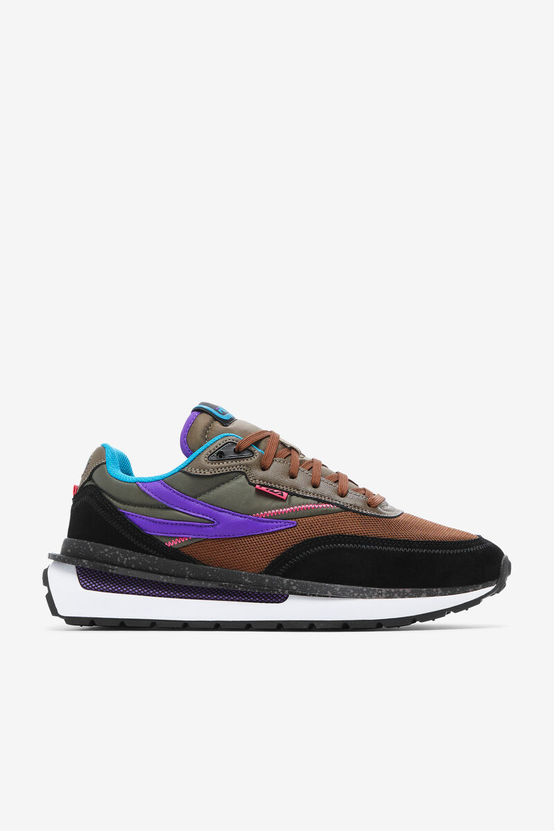 Men's Fila Renno - Sneakers & Lifestyle | Fila Sneakers Black / Purple | biY7EEgG9oA