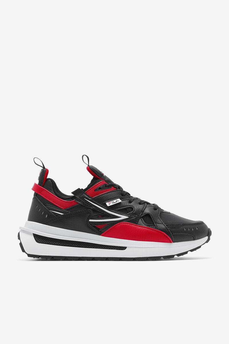 Men's Fila Sandenal Dad Shoes | Fila Sneakers Black / Red / White | GqvvrDt7QuE